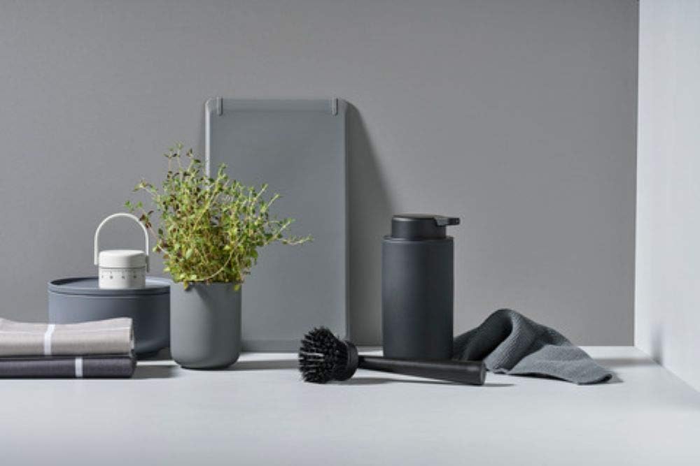 Zone Denmark Ume Seifenspender/Seifenpumpe aus Steingut mit Soft Touch-Beschichtung, extra grosses F