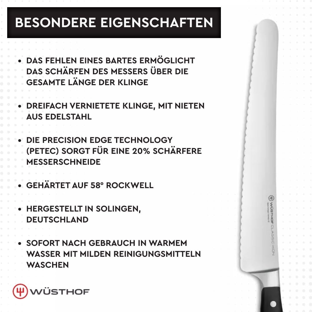 WÜSTHOF Classic Ikon Super Slicer 26 cm