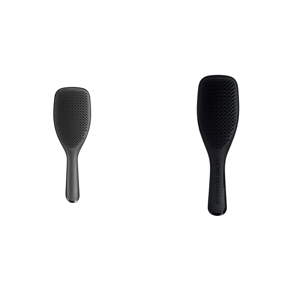 Tangle Teezer Wet Detangler Large Black, ProfessionHaarbürste speziell für nasses und dickes Haar &