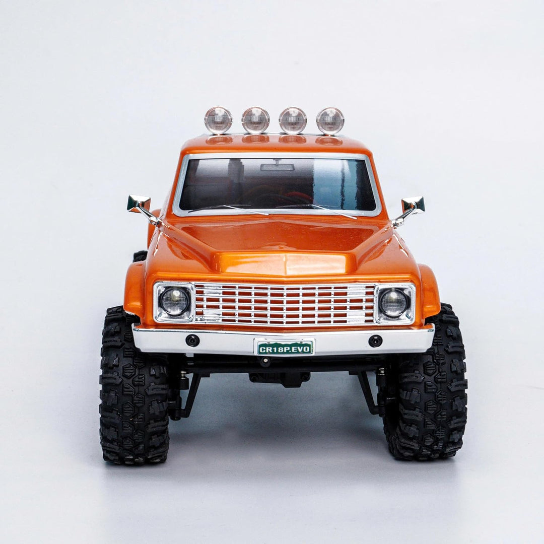 HOBBYPLUS CR18P EVO 2 Rock RC Crawler - 1/18 Scale Mini RC Crawler mit Zwei-Gang-Getriebe, Ganzmetal