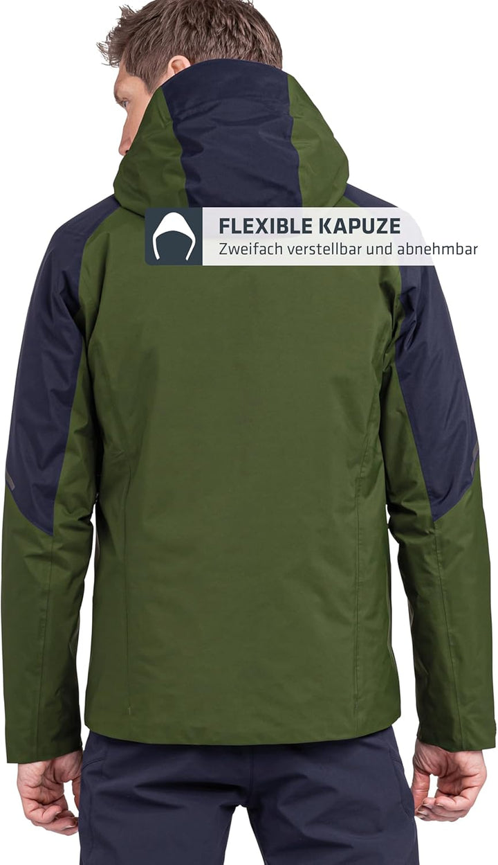 Schöffel Herren Gaschurn 2l Jacke Regenjacke Hardshelljacke 46 navy blazer, 46 navy blazer