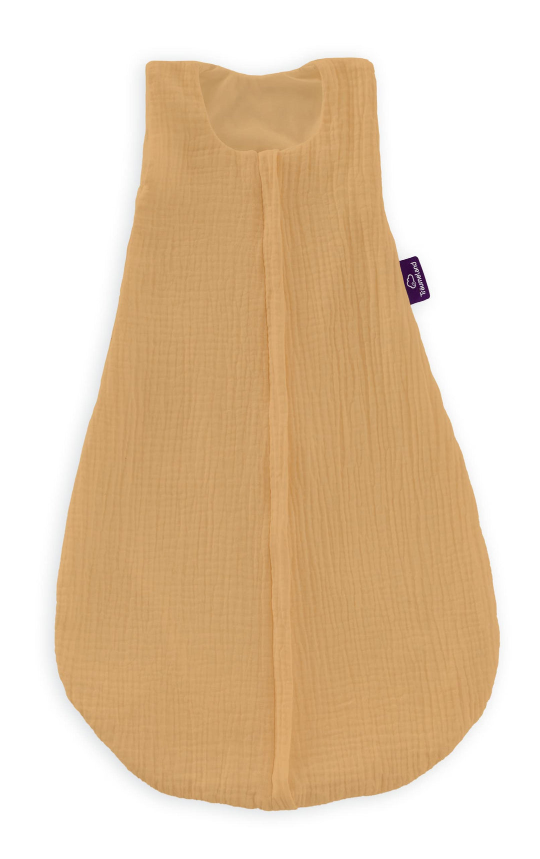 Sommerschlafsack LIEBMICH Baumwollmusselin, senfgelb, Grösse 70