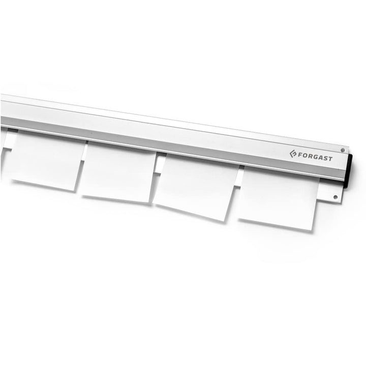 Bonleiste Gastronomie | 60cm | Bonhalter | Aluminium | Bonschienen | Wandklemmleisten | Notizleiste