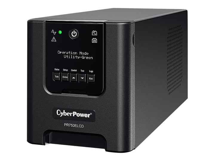 CyberPower PR750ELCDGR Line-Interactive USV Tower 750VA 675W, Sinuswellen Ausgang auch im Batteriebe