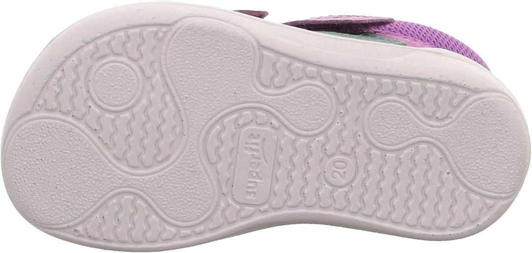Superfit Baby-Mädchen Superfree Lauflernschuh, Lila Grün 8500