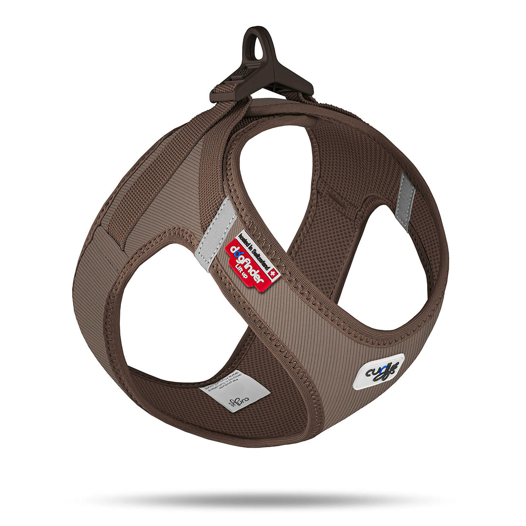 Vest Harness curli Clasp Cord Brown S S Braun, S Braun