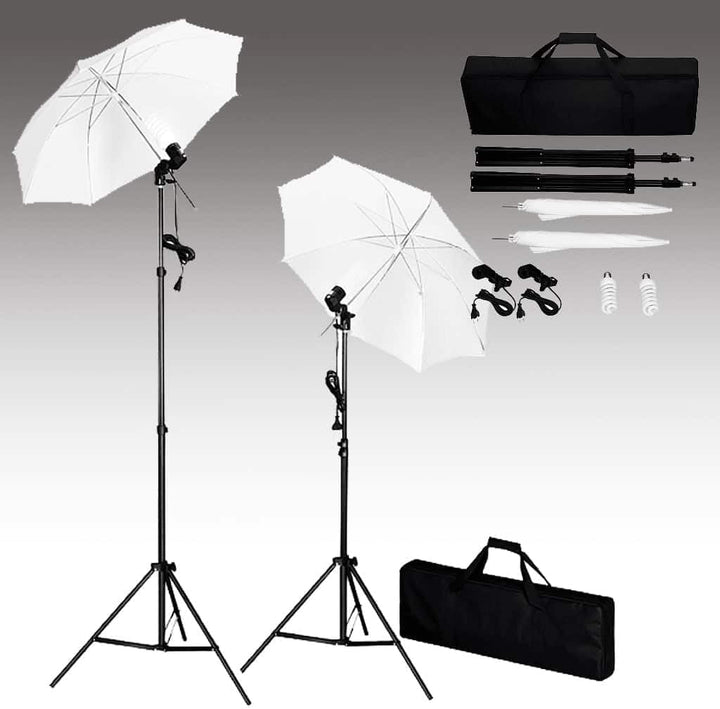 vidaXL Fotostudio Set Fotolampe Studioleuchte Studiolampe Stative