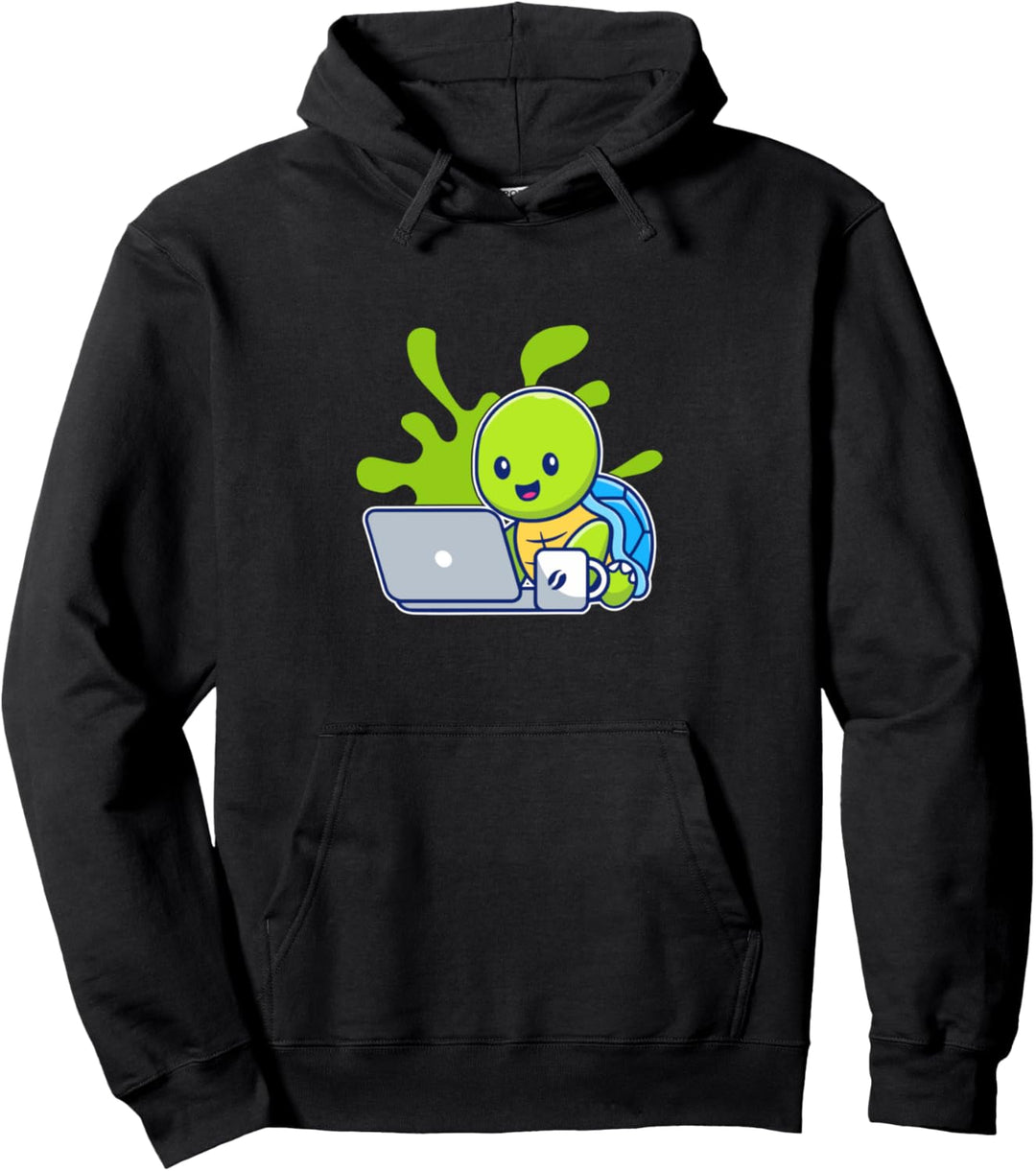 IT-Programmierer Code Shell Reptil Save The Turtles Earth Pullover Hoodie