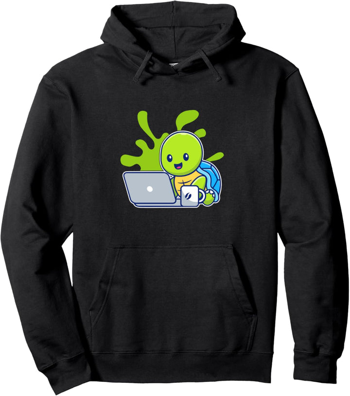 IT-Programmierer Code Shell Reptil Save The Turtles Earth Pullover Hoodie