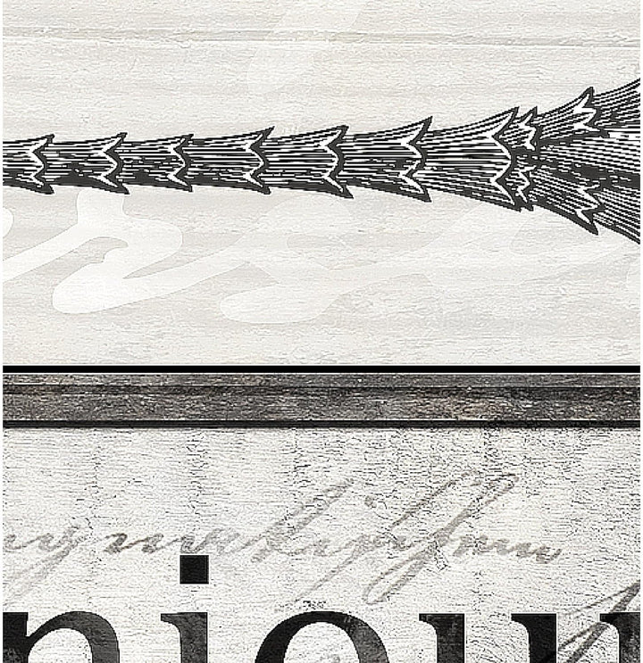 Runa Art Bild Esszimmer Küchenbilder Küche Holz 5 Teilig Vintage Besteck Grau Wandbilder auf Vlies L