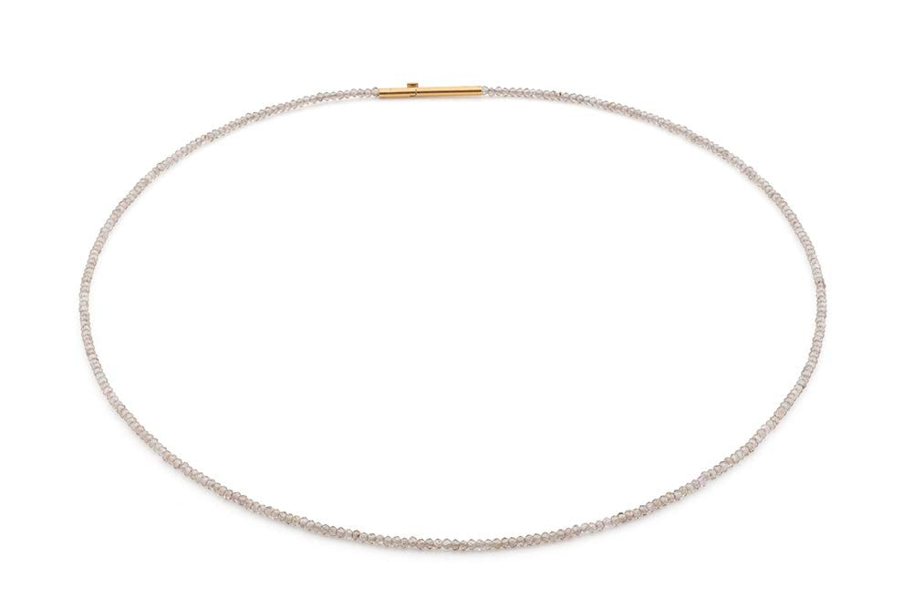 Zirkon Edelstein Collier FINE ART Goldschmiedearbeit - mit Wert Expertise