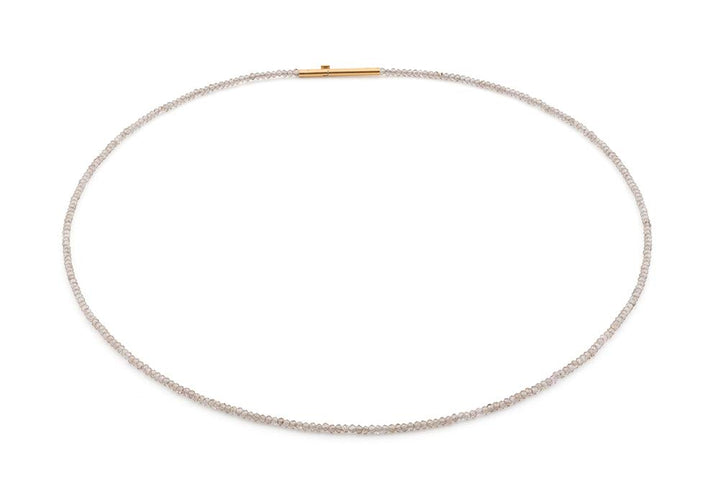 Zirkon Edelstein Collier FINE ART Goldschmiedearbeit - mit Wert Expertise