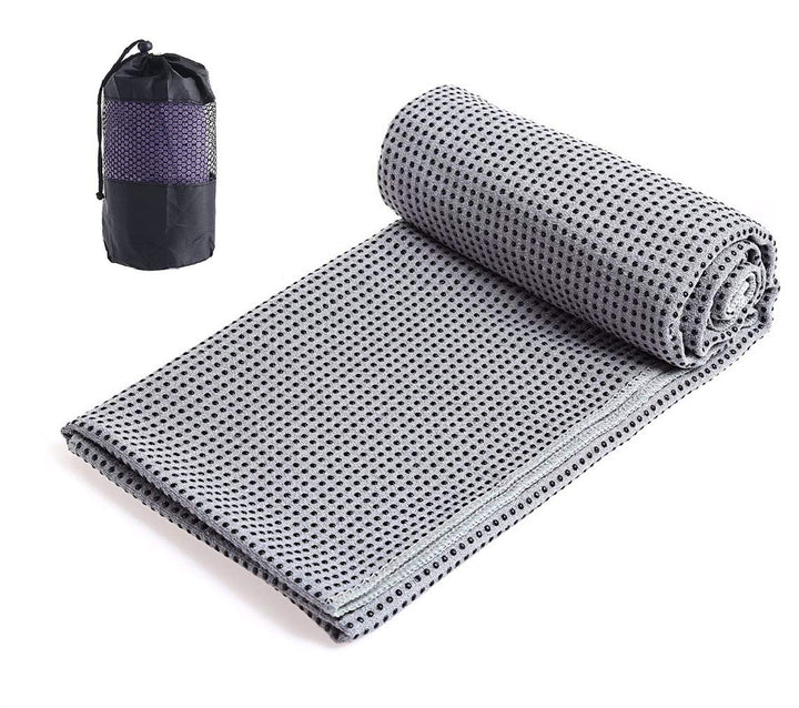 Xlabor Mikrofaser Yogatuch Handtuch mit Antirutsch Noppen Yogamattenauflage Unterlage Towel Fitnesss