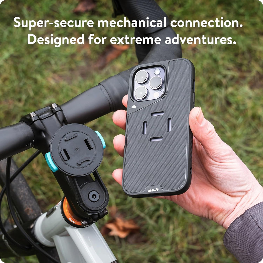 Mous - Intralock Handyhülle für iPhone 15 Pro Max - MagSafe kompatibel mit IntraLock-Technologie für