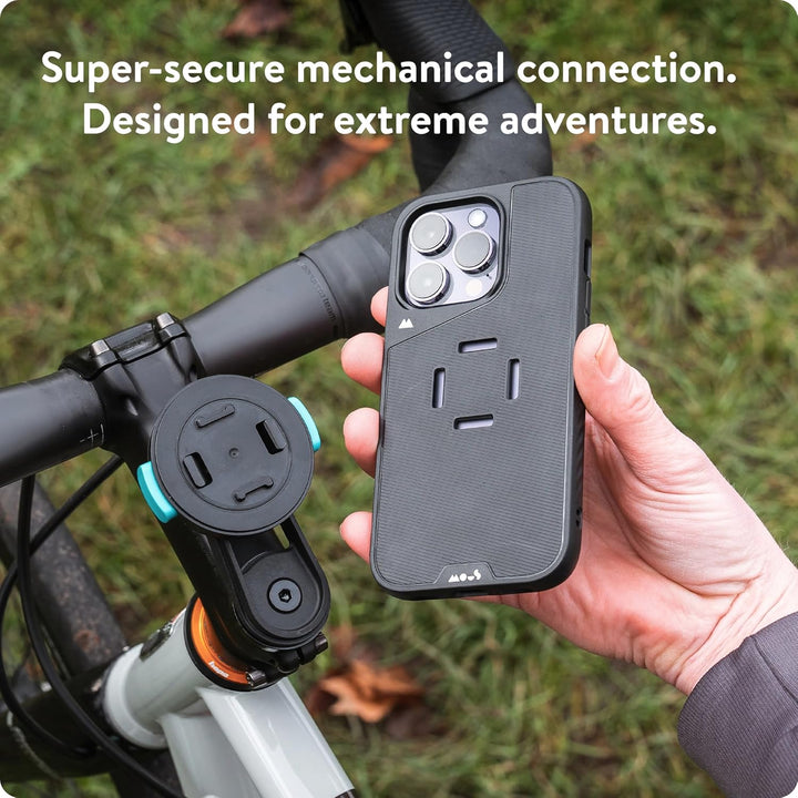 Mous - Intralock Handyhülle für iPhone 15 Pro Max - MagSafe kompatibel mit IntraLock-Technologie für