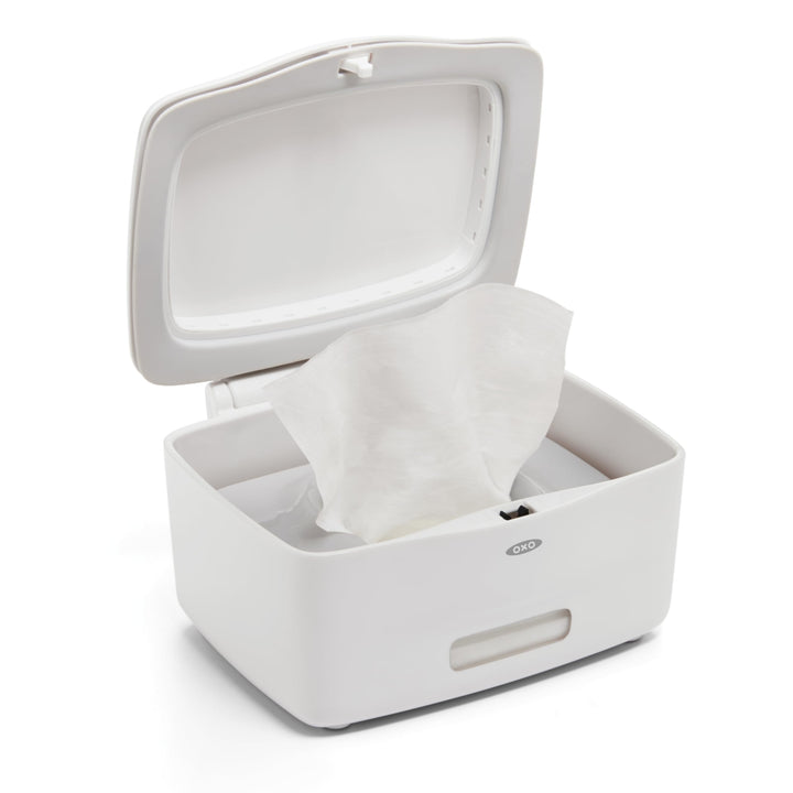 Zagg OXO Good Grips Dispenser for Face, Hand and Flushable Wipes, 18/8 Edelstahl, Weiss, 5.88" L x 6