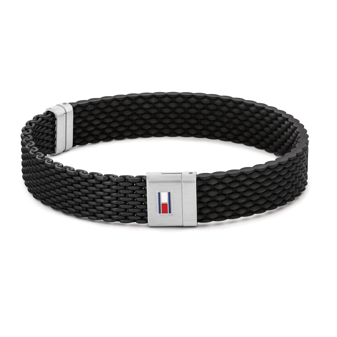 Tommy Hilfiger Jewelry armband für Herren aus Silikon aus Blau oder Schwarz, Black
