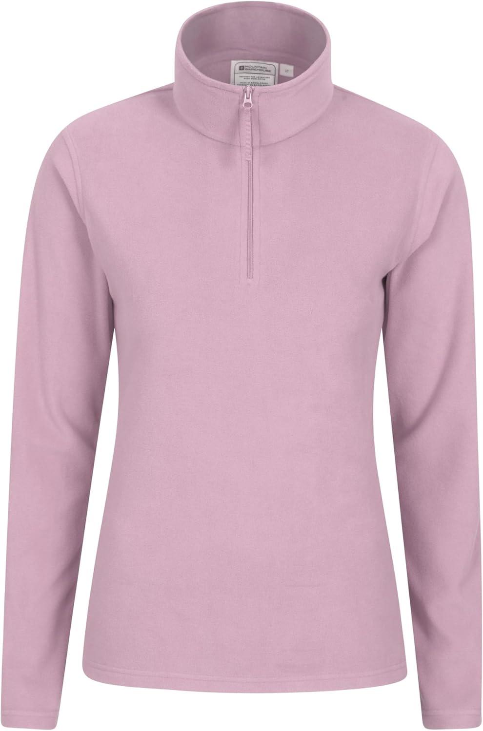 Mountain Warehouse Camber Womens Fleece - Lightweight Ladies Casual Sweater Top, Breathable, Zip Nec