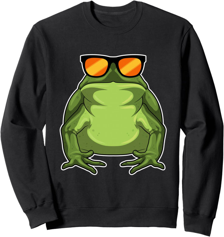 Frosch Sonnenbrille Sweatshirt