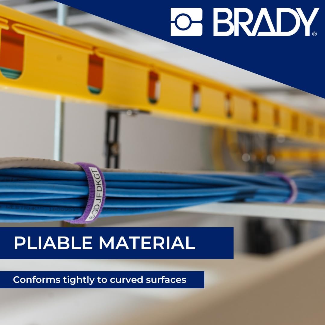 Brady (M21-750-414) BradyGrip bedruckbares Klettband für BMP21-PLUS; BMP21-LAB; BMP21 19.05 mm x 3.0