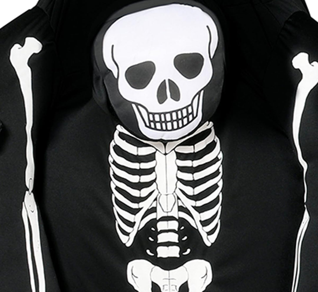 FIESTAS GUIRCA Skelett auf Skeleton Huckepack Kostüm für Erwachsene L