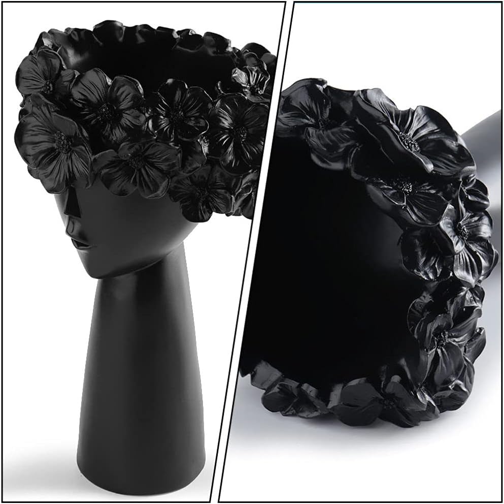 Cabilock Statue Skulptur Vase Frauenkörper Körperblumenvase Büste Blumentopf Nordische Gesicht Vase
