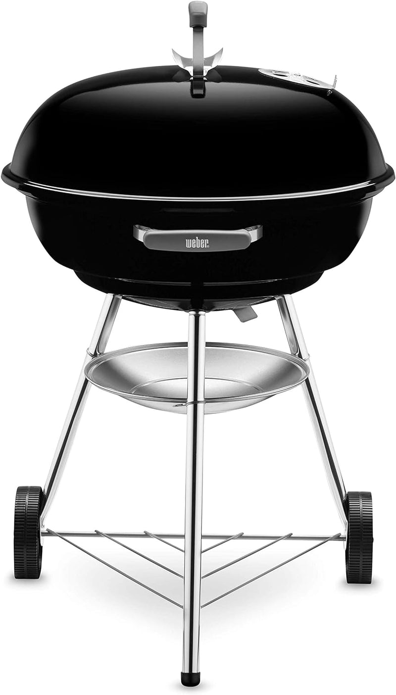 Weber Compact Kettle Holzkohlegrill, 57 cm, Schwarz (1321004), 58x66x96 cm 57cm