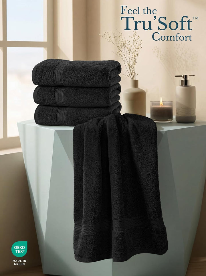 Utopia Towels - 4er-Pack Badetücher Set Premium 100% ringgesponnene Baumwolle 69 x 137 cm Handtücher