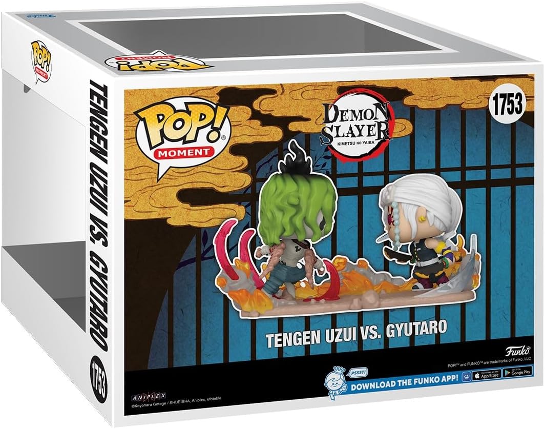 Funko Pop! Moments: DS - Tengen Uzui Vs Gyutaro - Demon Slayer - Vinyl-Sammelfigur - Geschenkidee -