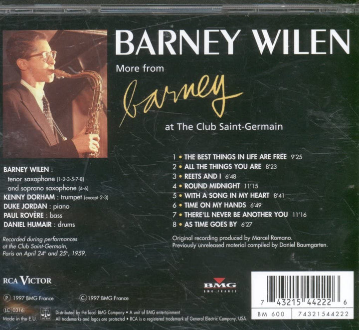 More from Barney at the Club S, Audio-CD