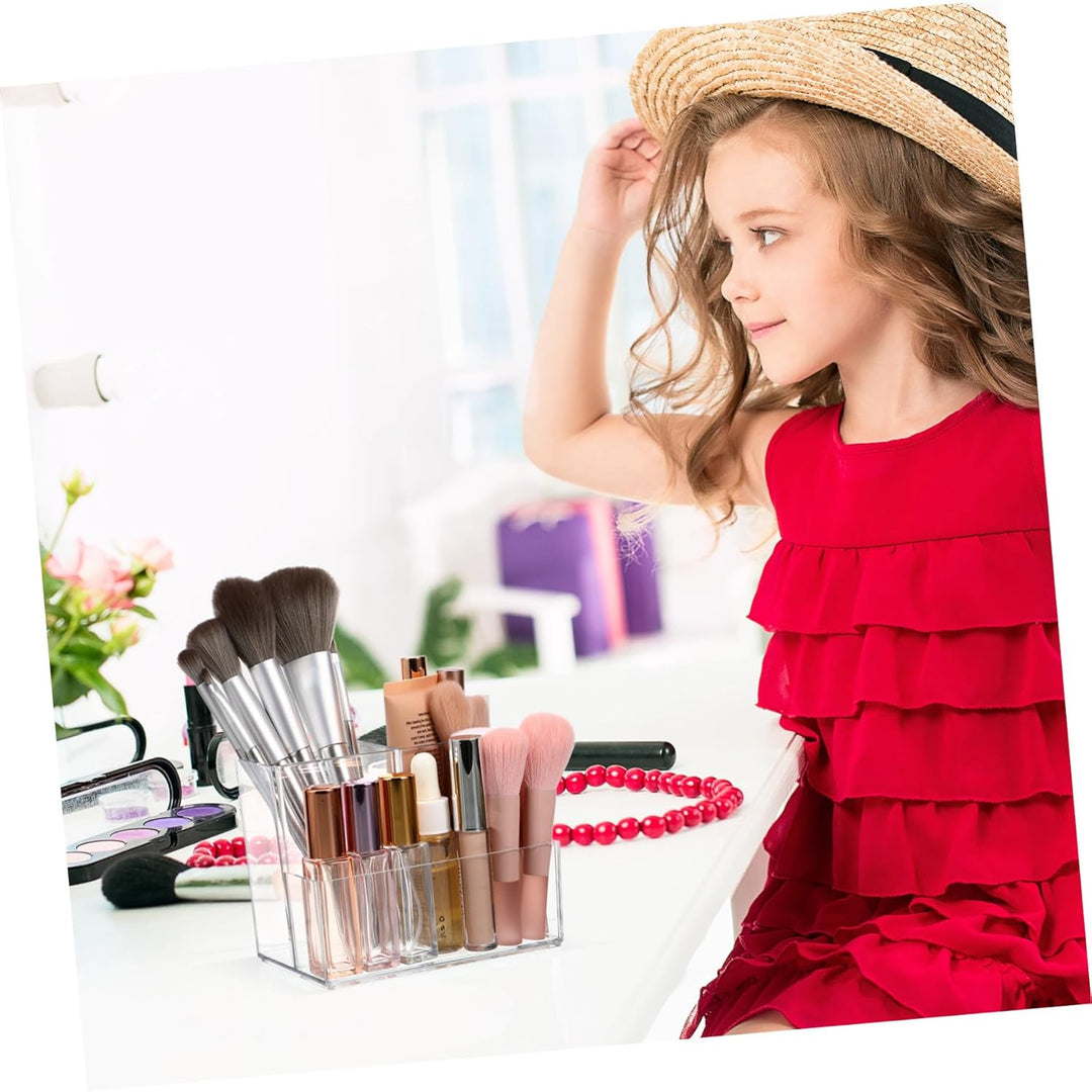 Desktop Kosmetikpinselhalter Clarity Organizer Make-up Pinsel Organizer Klar Stift Becher Schreibtis