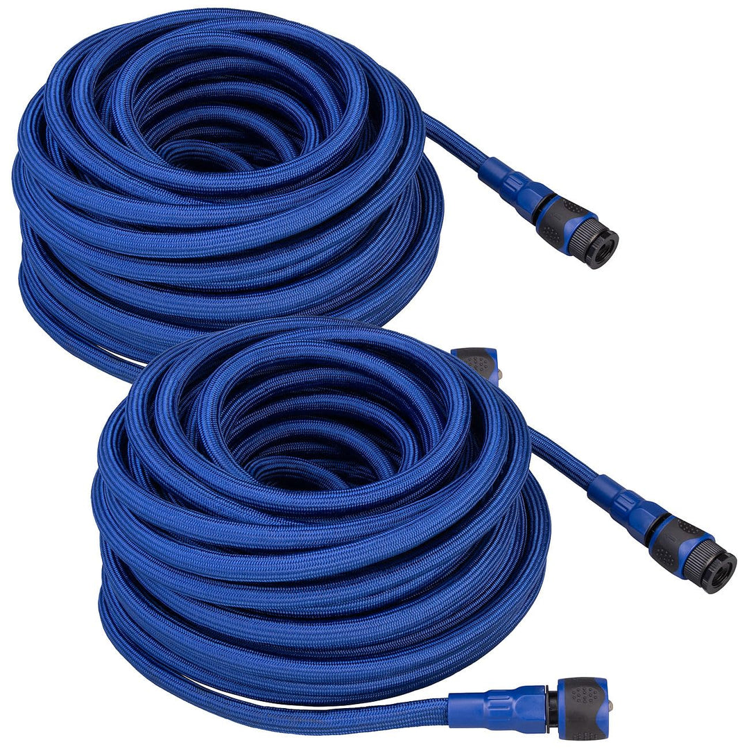 Semptec Urban Survival Technology Premium Gartenschlauch: 2er-Set Wasserschlauch in Lebensmittelqual