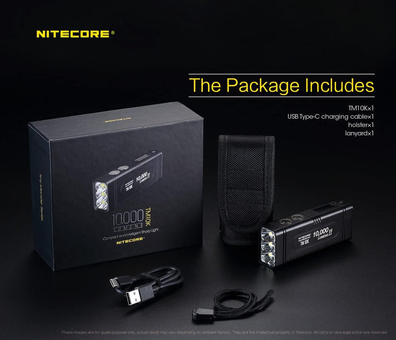 Nitecore, TM10K weiss, M