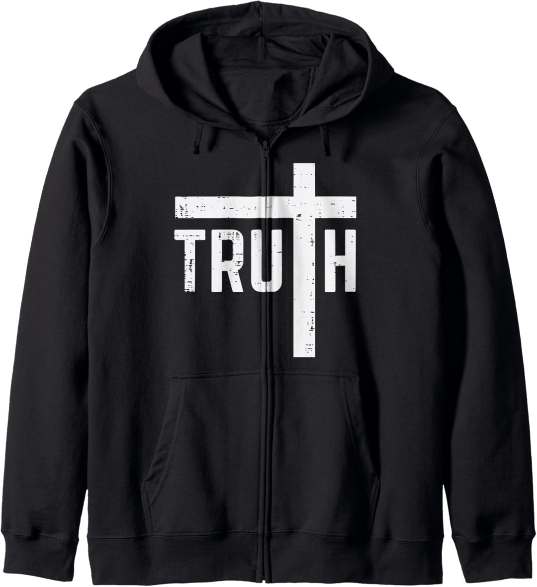 Wahrheitskreuz Gott Jesus Religiös Christlich Herren Damen Kinder Kapuzenjacke