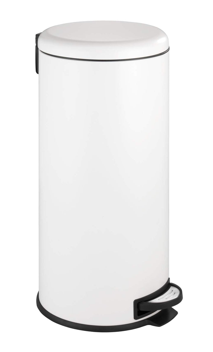 WENKO Küchen Abfalleimer Leman, 30 Liter, Mülleimer mit Absenkautomatik, Tretfunktion, herausnehmbar