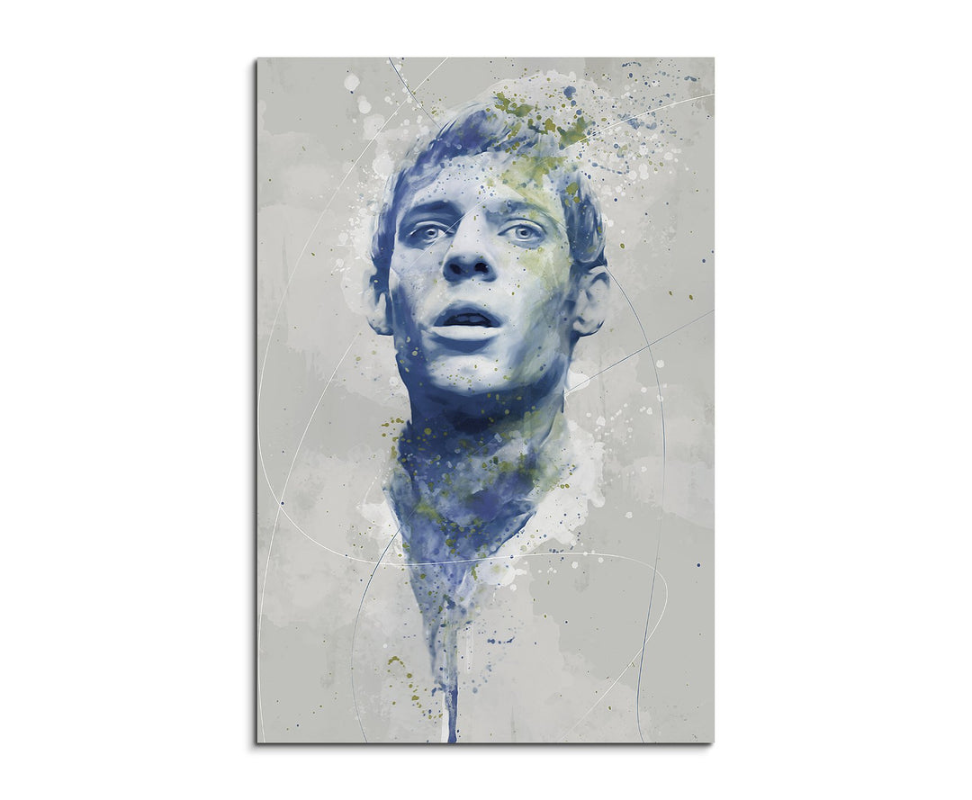 Frankenstein Penny Dreadful Aqua 90x60cm - Splash Art Paul Sinus Wandbild auf Leinwand - Malerei, Ku