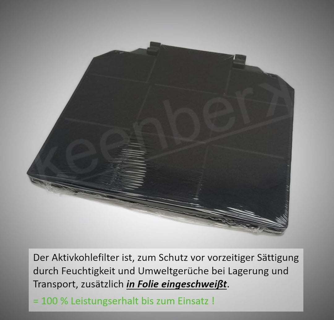 Aktivkohlefilter - passend für Electrolux 50290661003 - Kohlefilter-Typ für Franke 112.0016.756 - Sp