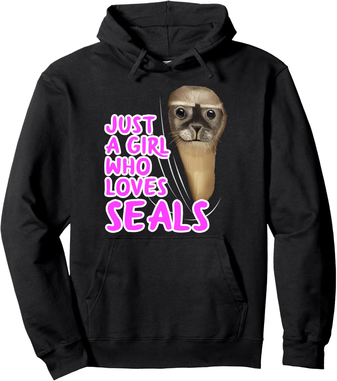 Seehund Outfit Damen Mädchen Tierfreund Geschenk Robbe Pullover Hoodie