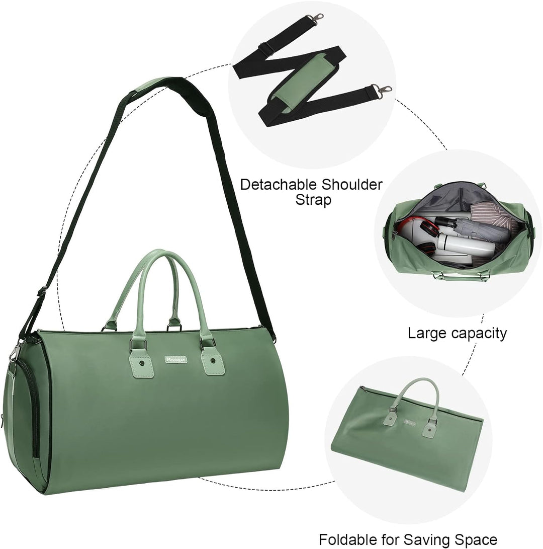 Modoker Wandelbare Kleidersäcke für Reisen, Handgepäck für Damen und Herren, Weekender – 2 in 1 häng