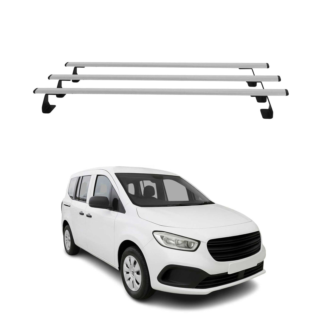 OMAC Heavy Duty Dachträger Querträger kompatibel mit Mercedes Citan W420 2021-2026 – 3 Stangen – Sta
