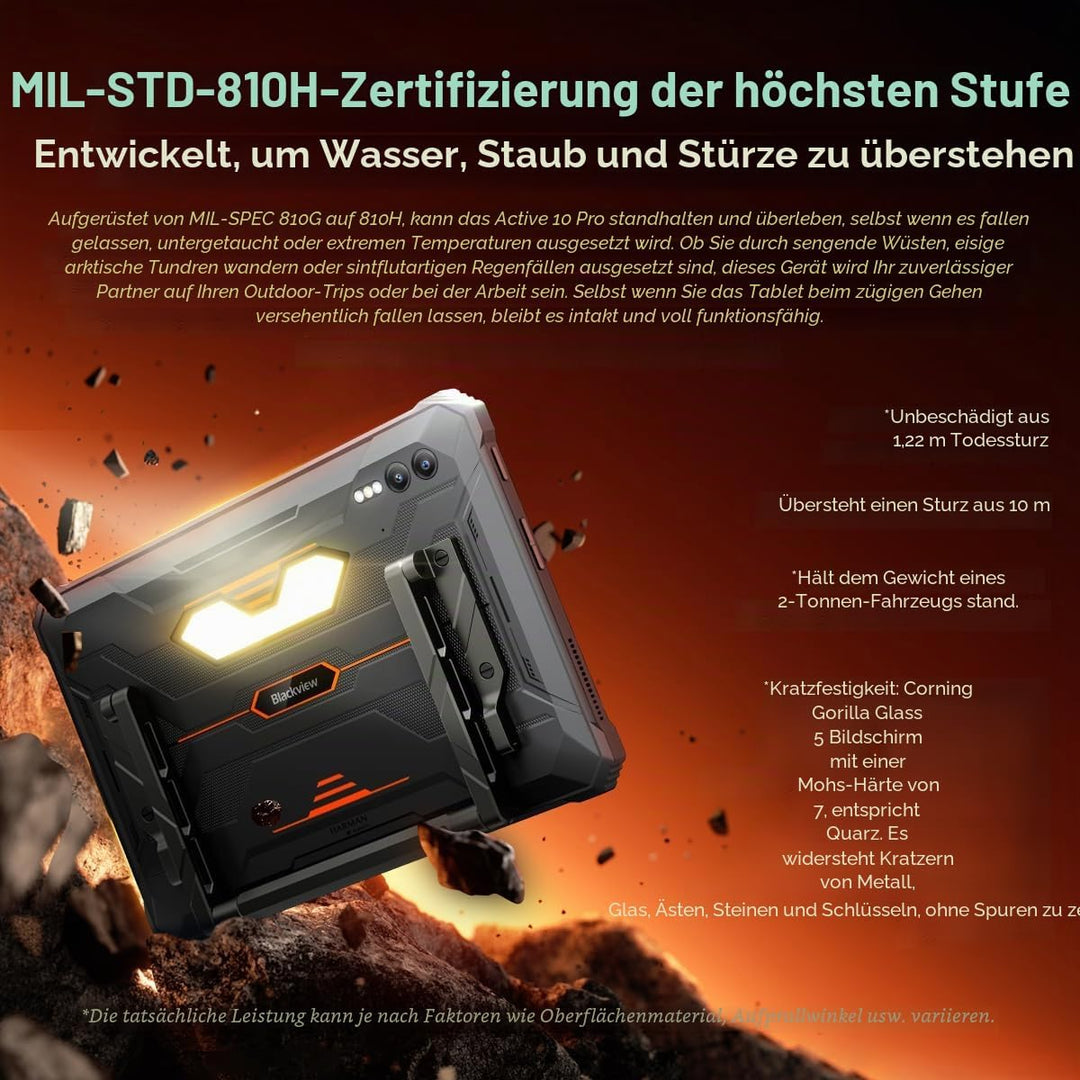 BLACKVIEW Active 10 PRO (Tablette Robuste 5G - 10.95&