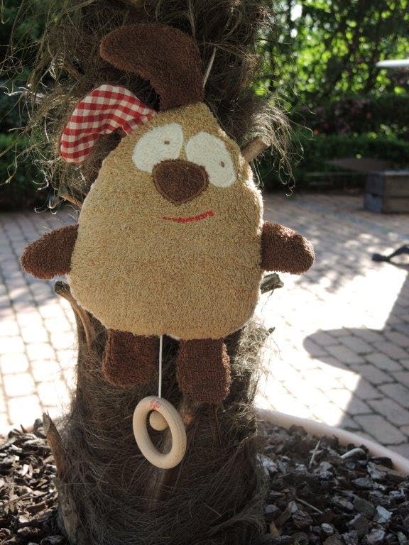 Efie Bio - Spieluhr beige, kontrolliert biologischer Anbau (organic), Made in Germany, GOTS zertifiz