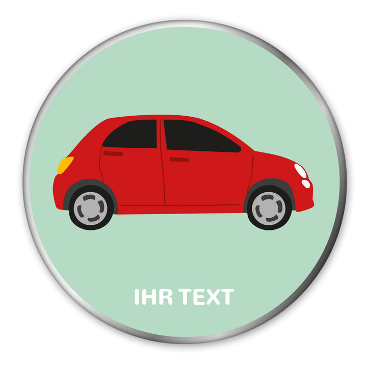 STEMPEL-FABRIK Geschenkdose Rund mit Aufdruck - Motiv Auto - Personalisiertes Geschenk - Keksdose Gr
