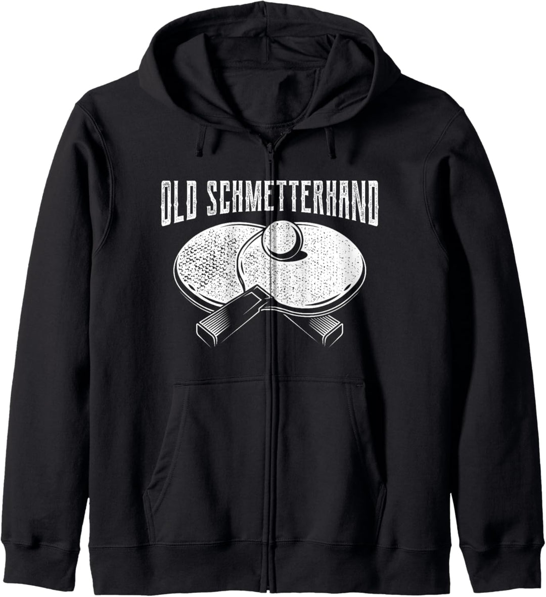 Old Schmetterhand I Tischtennis Ping Pong Sport Kapuzenjacke