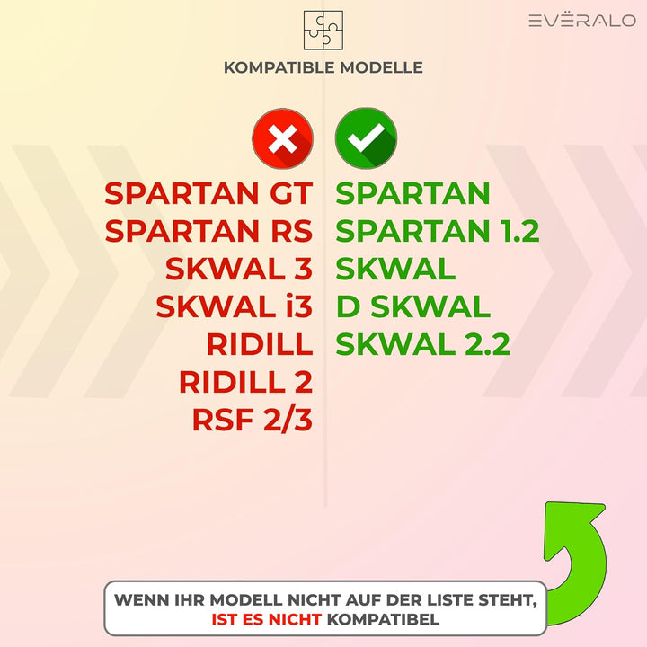 Everalo Kompatibel mit Shark Skwal 2 Visier - Spartan - Spartan 1.2 - Skwal - D Skwal - Helmvisier V