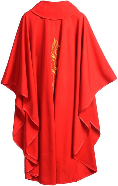 BLESSUME Kirche Priester Chasuble Weste Rot (Style#2)