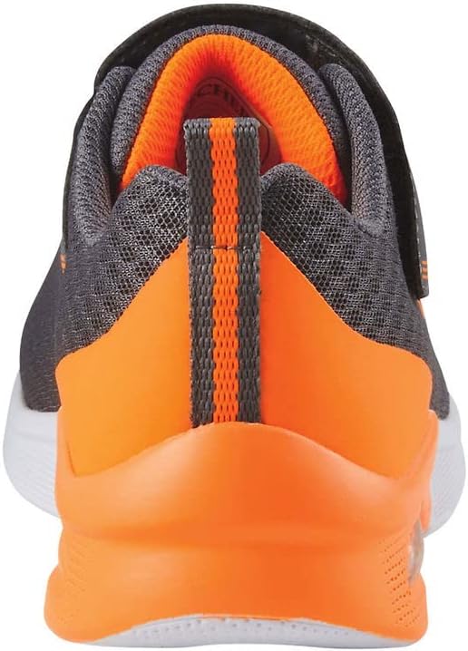 Skechers Jungen 403773l BKRD Sneaker 27 EU Charcoal Textile Orange Trim, 27 EU Charcoal Textile Oran