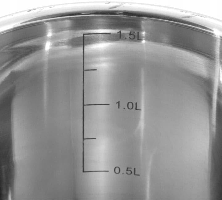 Topfset Edelstahl 6-teilig, Glasdeckel, 17 L 20 L 23 L, Silber | Kochtopf Set für Induktion, Gas, El