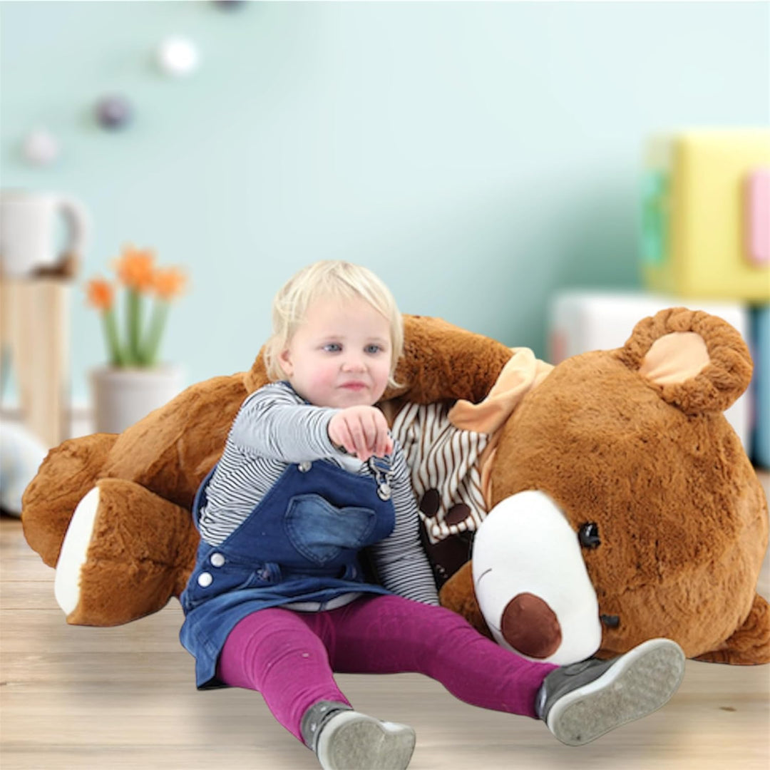 Sweety-Toys 5383 Riesen Teddy Teddybär LOVE YOU Bär 120 cm Teddybär mit Kapuzen T-Shirt LOVE YOU Plü