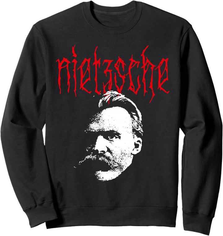 Friedrich Nietzsche - der Heavy-Metal-Philosoph Sweatshirt